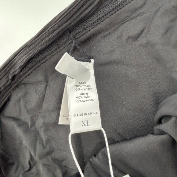 Andie Swim Solid Black Banded Cheeky Ribbed Bikini Bottom NEW Women's Size XL - Picture 9 of 12